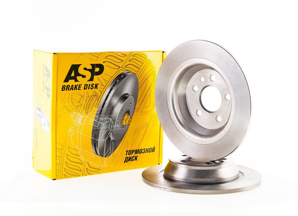 Диск передний тормозной Ваз 2170 R14 ASP