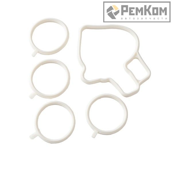 Кольцо уплотнительное ресивера Ваз 2110 силикон (комплект 5шт) РемКом
