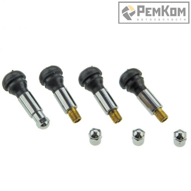 Соски для без камерных шин TR414C (100шт) хром РемКом