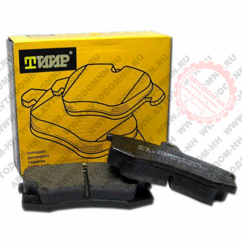 Колодка передняя тормозная Ваз 2108 ТИИР (260-смесь) поставляется на конвеер "ОАО АВТОВАЗ"