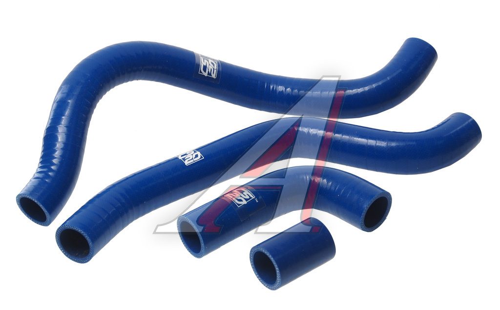Комплект патрубков охлаждения силиконовые (синие) Ваз 2112 АБПА