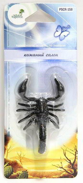 Ароматизатор 3D скарпион (Кожаный салон) NATURAL FOGANCE
