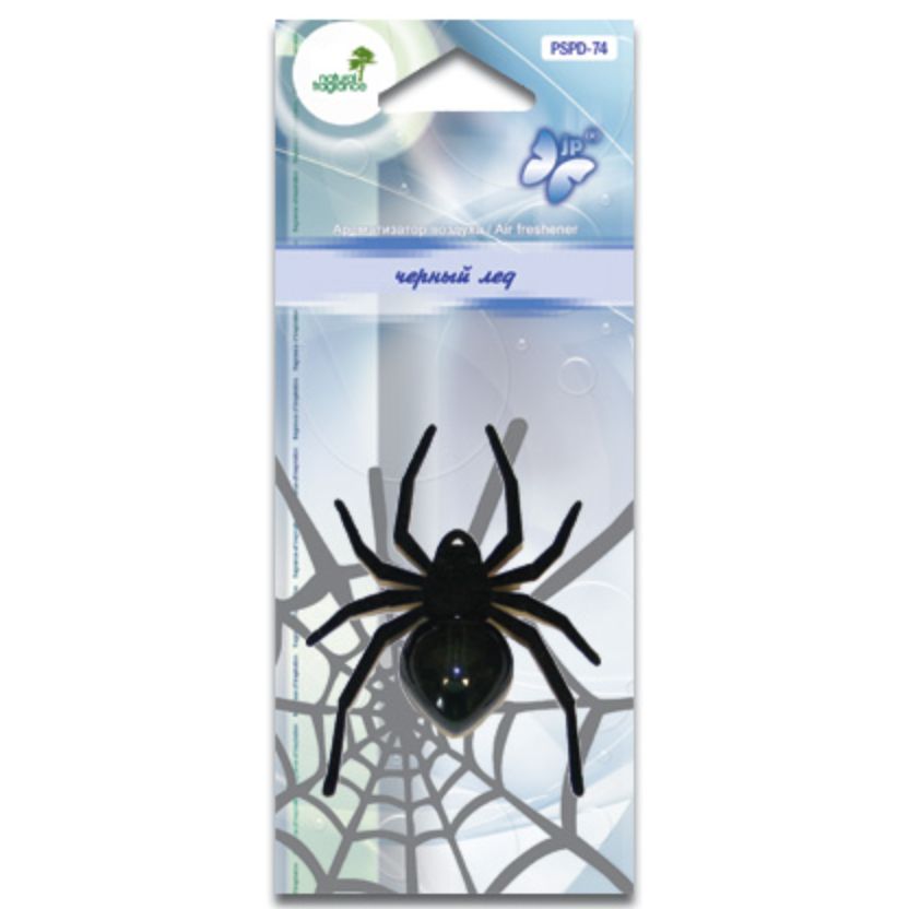 Ароматизатор 3D паук (Черный лед) NATURAL FOGANCE