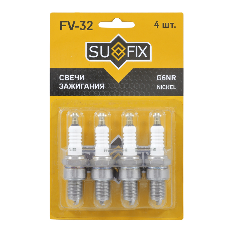 FV32 Свеча зажигания Ваз 21082 8кл инжектор АУ17ДВРМ 0,7 SUFIX
